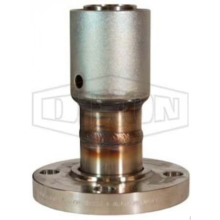 Dixon Holedall External Swage Floating Flange, 4 ID x 4-53/64 to 4-60/64 OD in, 316 SS, Domestic R64P3LJR15